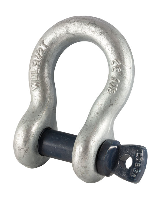 GT Blue Pin Bow Shackles with Screw Collar Pin – BPSCB
